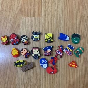Marvel/DC Crocs Charms